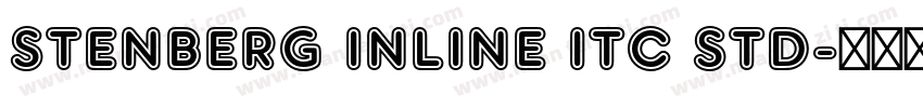 Stenberg Inline ITC Std字体转换